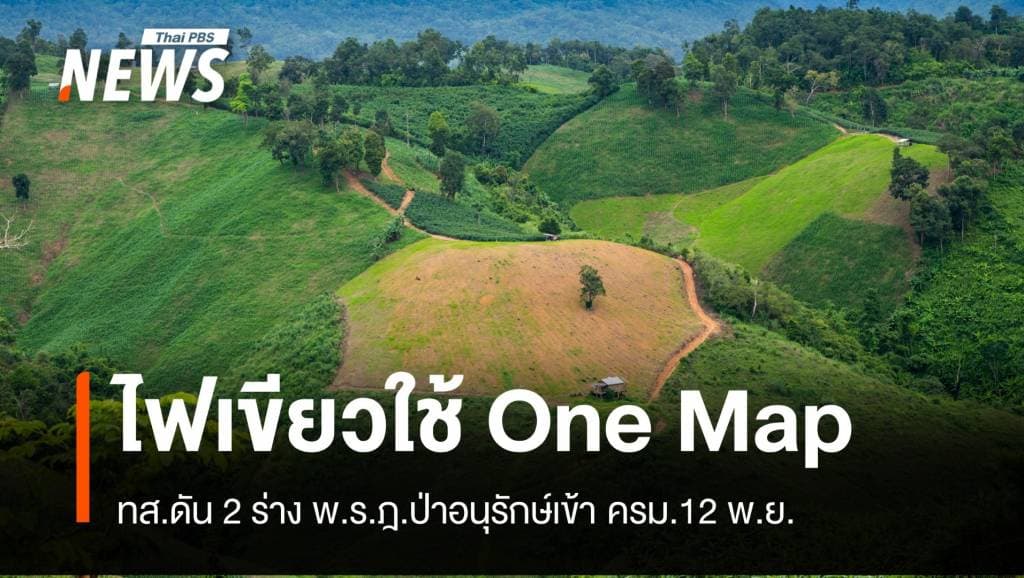 เคาะ One Map สางที่ดิน ทส.ชงพ.ร.ฎ.ป่าอนุรักษ์เข้าครม.12 พ.ย.