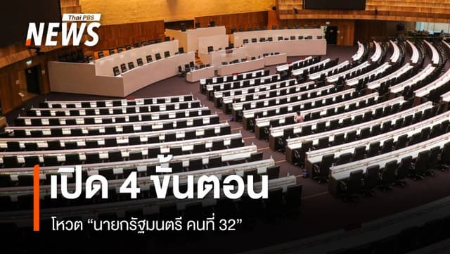 เปิดขั้นตอนโหวต &#8220;นายกรัฐมนตรี คนที่ 32&#8221;