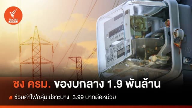 &#8220;พีระพันธุ์&#8221;​ ชง ครม.ของบกลาง 1.9 พันล้าน ช่วยค่าไฟกลุ่มเปราะบาง